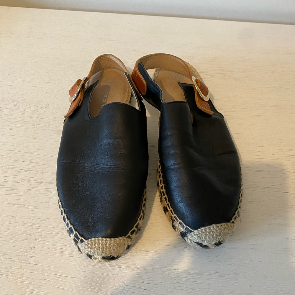 Stylish Black Leather Slip-On Shoes